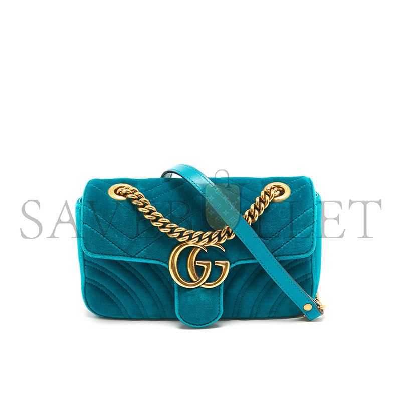 G*u*i gg marmont small shoulder bag 443497 (26*15*7cm)